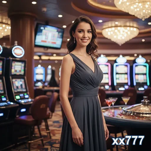 Jogador utilizando o app móvel de cassino xx777